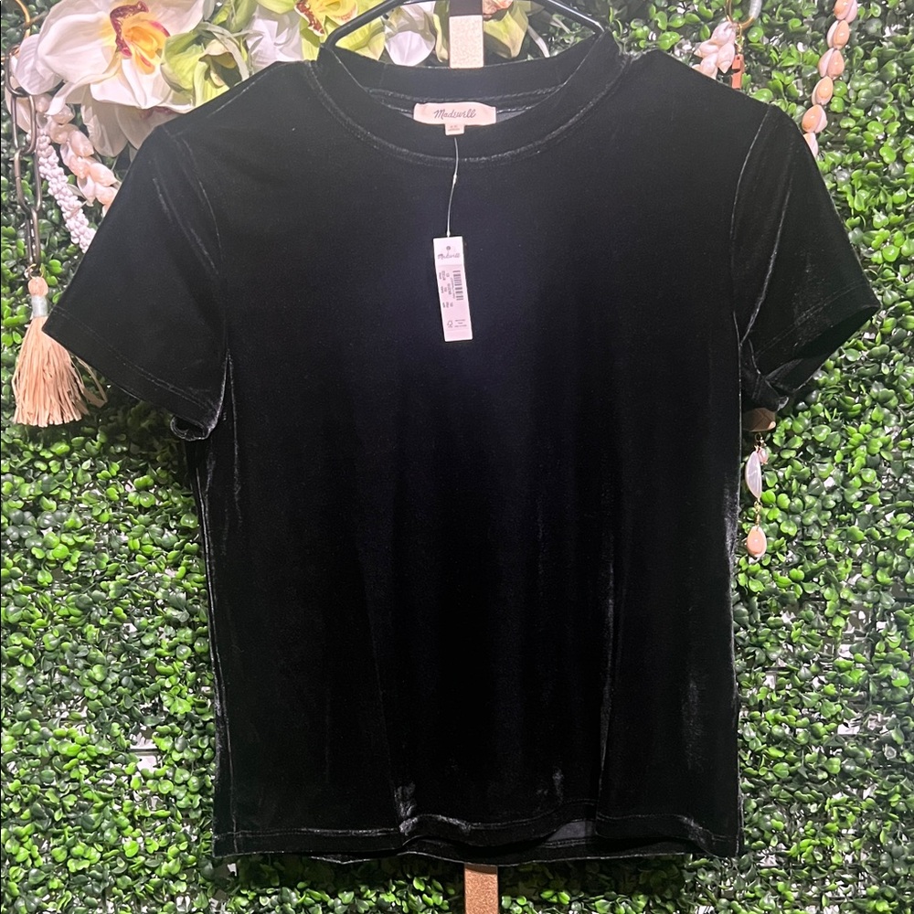 Madewell The Relaxed Tee in Velvet size XS RT: $68 - Picture 6 of 9